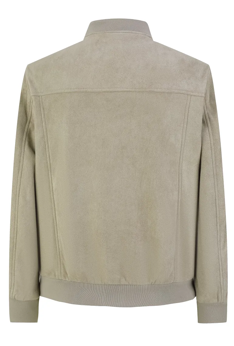 Veste uni simili daim