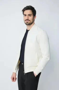 Veste unie sans capuche
