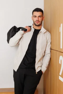 Veste unie simili cuir