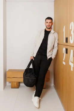 Veste unie simili cuir