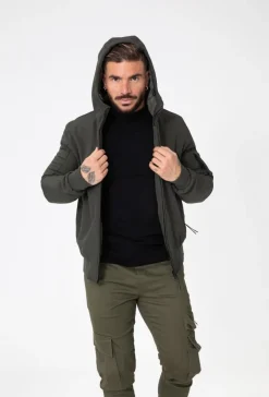 Veste zippée à capuche