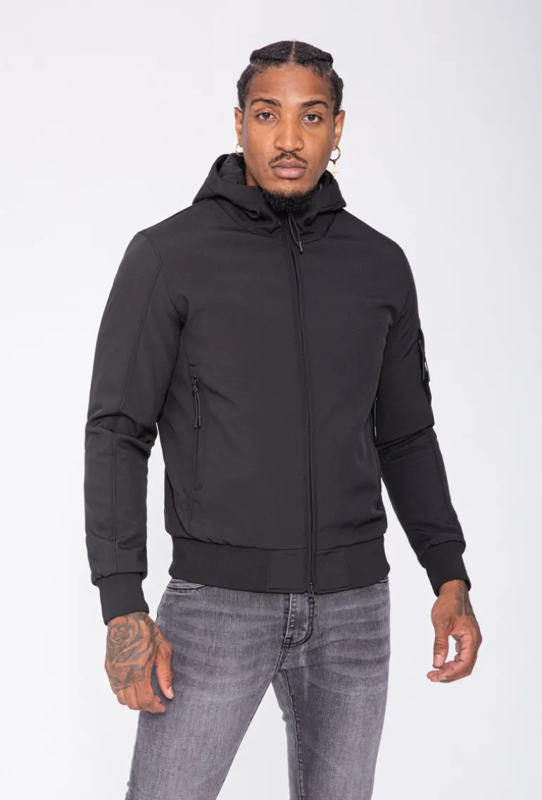 Veste zippée à capuche