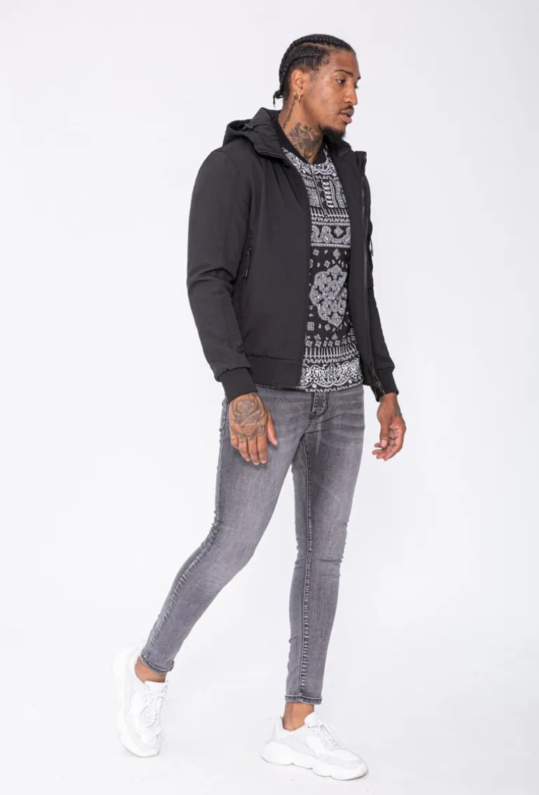 Veste zippée à capuche