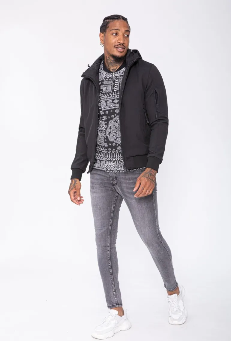 Veste zippée à capuche