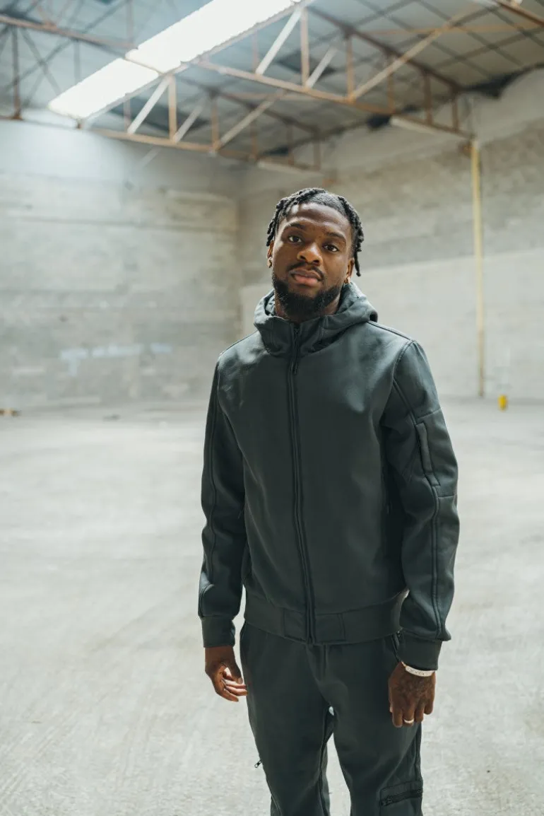 Veste zippée à capuche