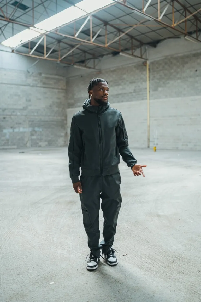 Veste zippée à capuche