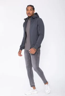Veste zippée à capuche