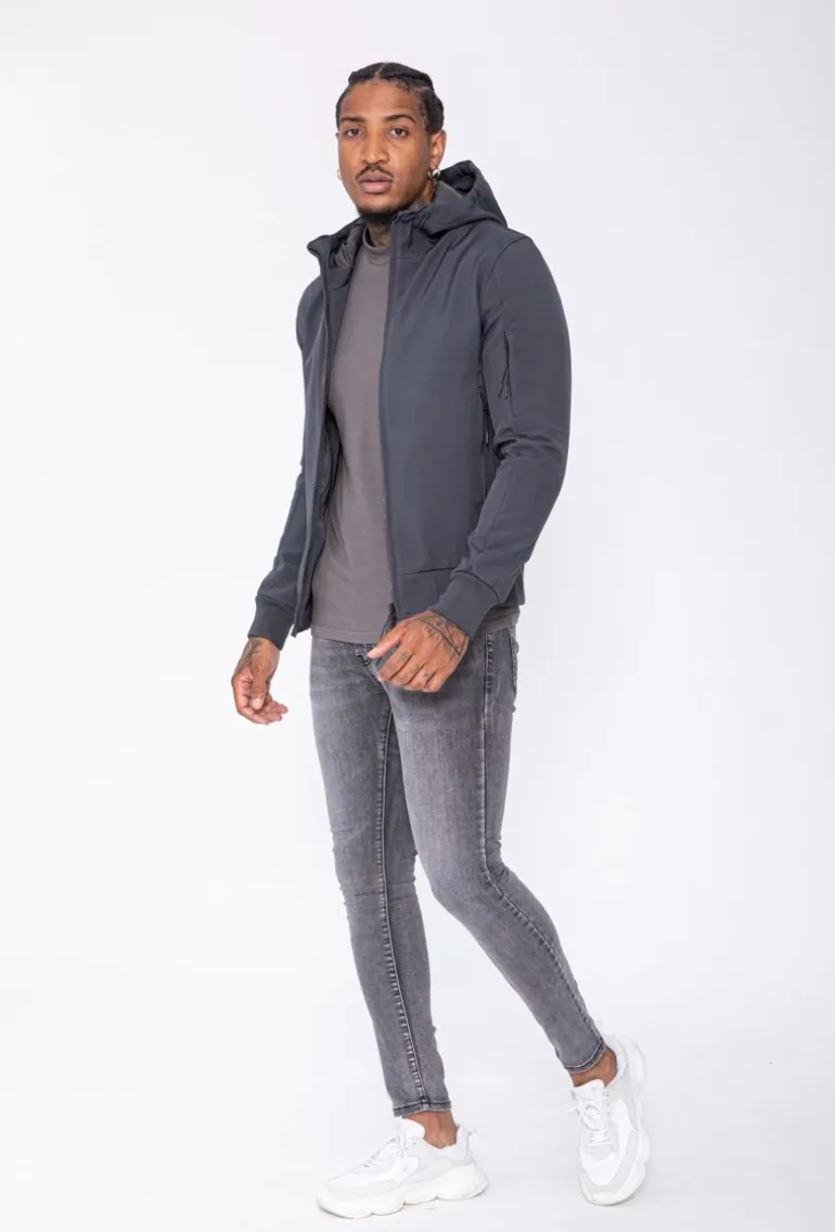 Veste zippée à capuche