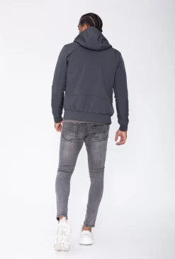 Veste zippée à capuche