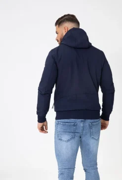 Veste zippée à capuche