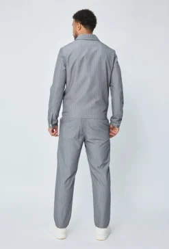 Veste zippée à rayures