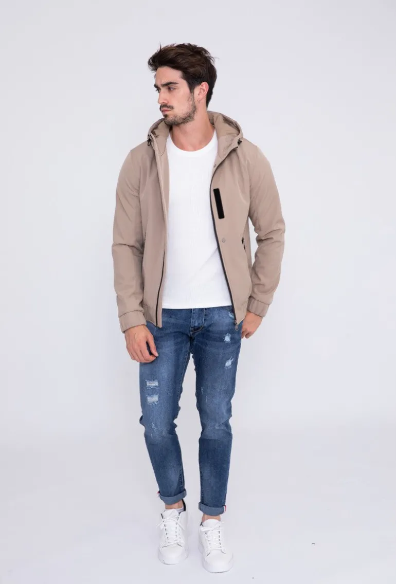 Veste zippée capuche
