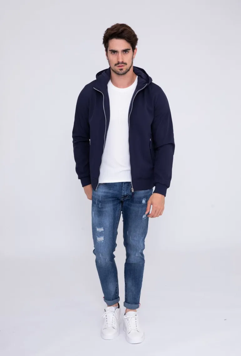 Veste zippée capuche