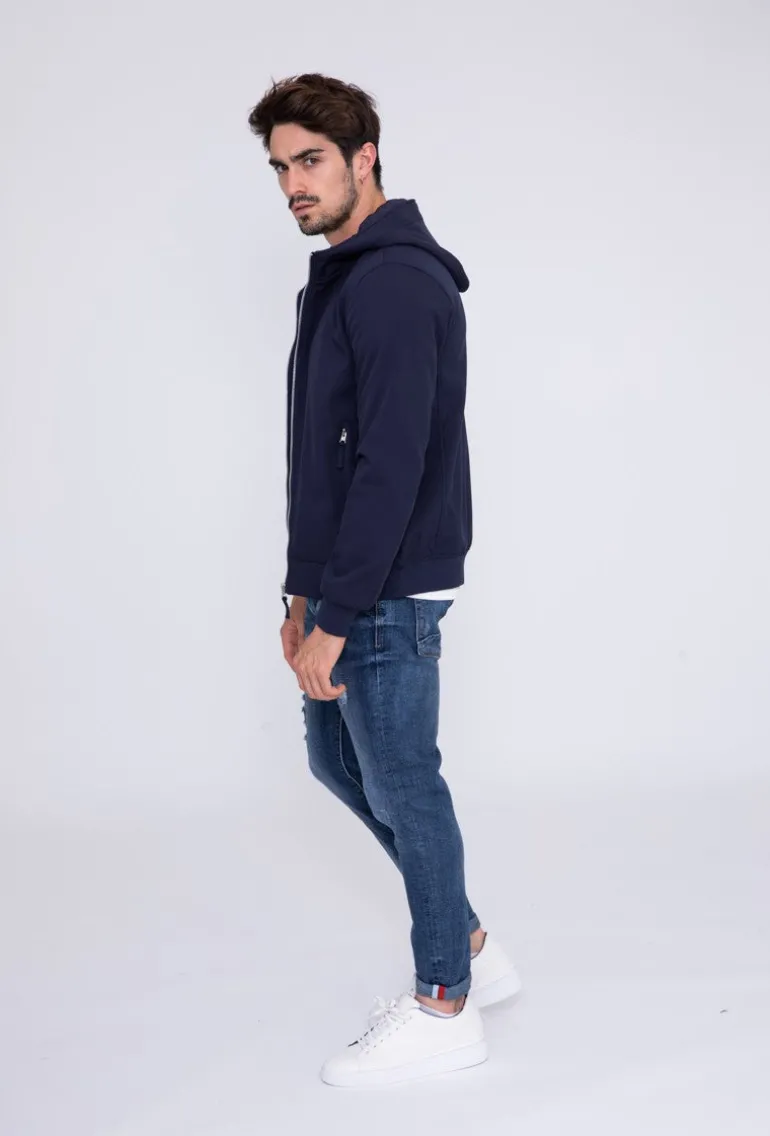 Veste zippée capuche