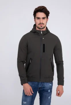 Veste zippée capuche
