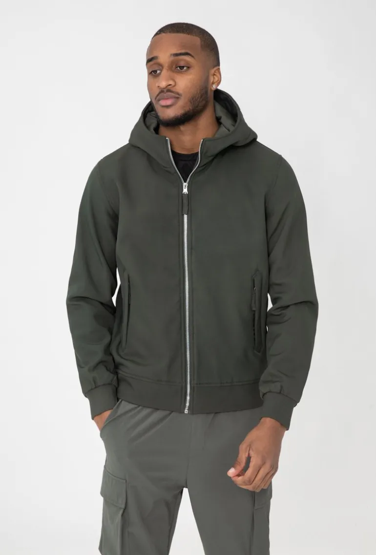 Veste zippée capuche