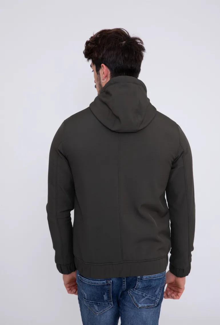Veste zippée capuche