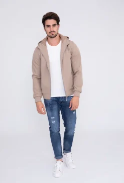 Veste zippée capuche