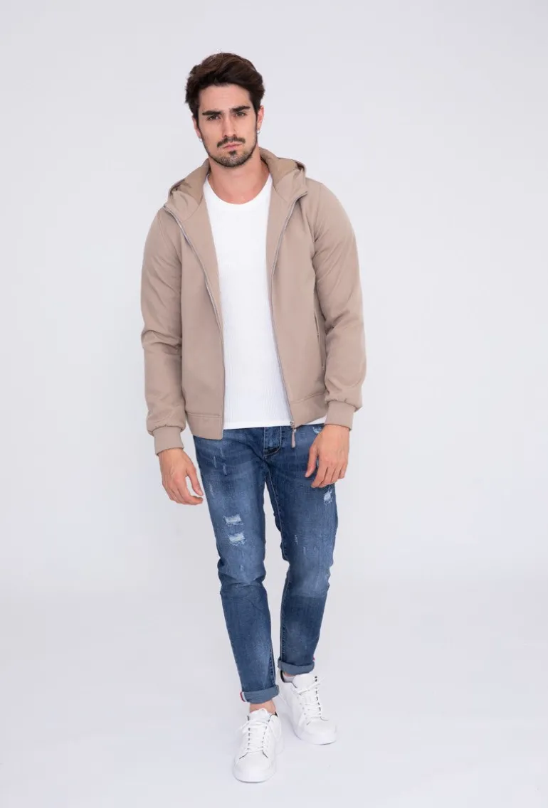 Veste zippée capuche