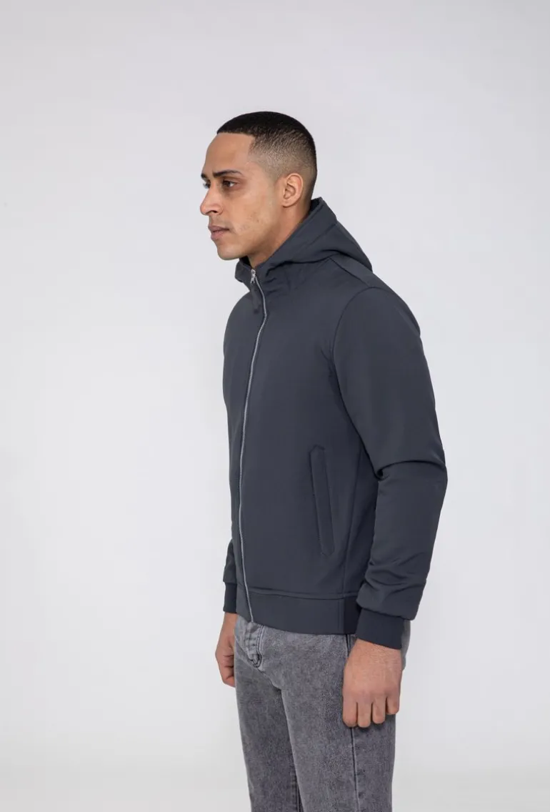 Veste zippée capuche