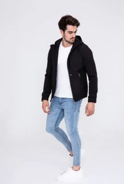 Veste zippée capuche