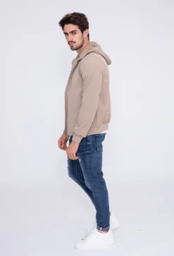 Veste zippée capuche