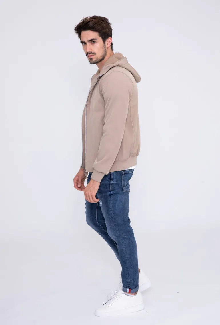 Veste zippée capuche
