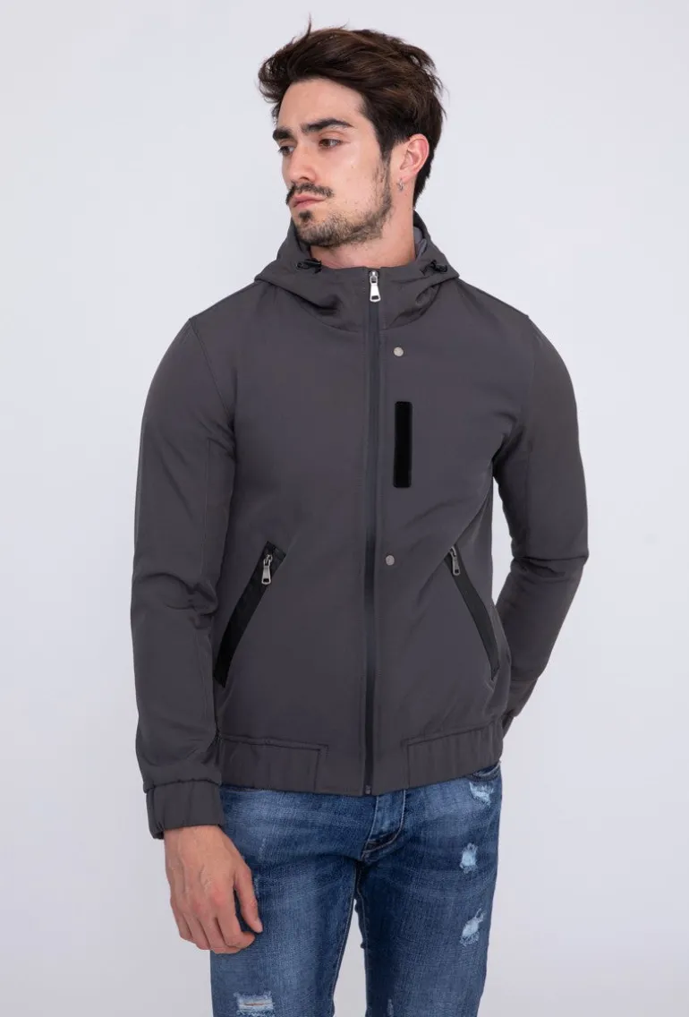 Veste zippée capuche