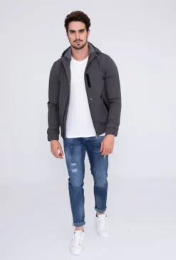 Veste zippée capuche