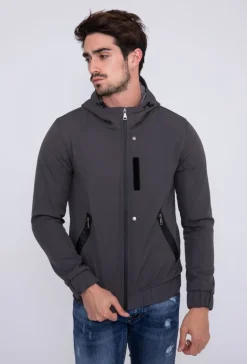 Veste zippée capuche